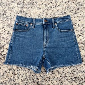 Madewell High Rise Denim Shorts